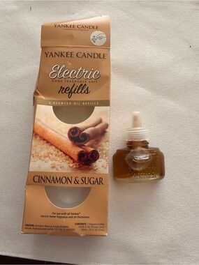 1-Yankee Candle Electric Refill - Cinnamon & Sugar (Brown)